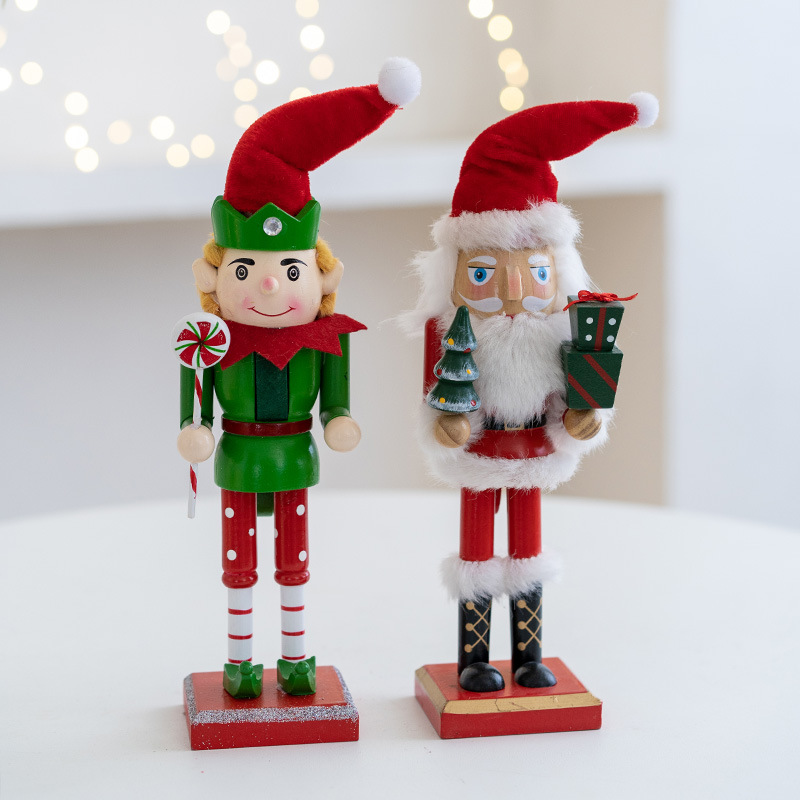 Nutcracker Figurine - 27cm nowy europejski styl stary elf