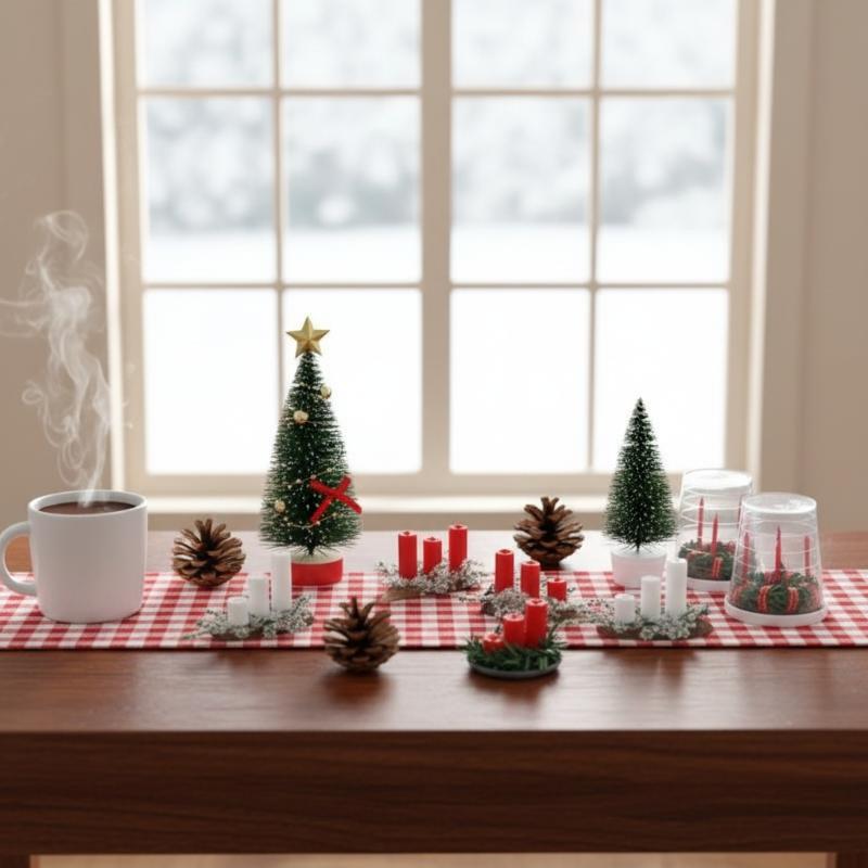 ! 1:12 Miniaturowe akcesoria d – Holiday Candle Set recenzja i cena