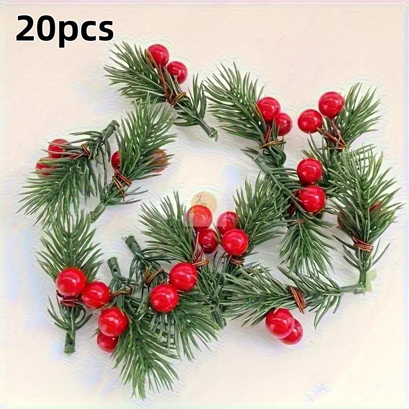 20 sztuk sztucznych gałązek so – Christmas Tree Artificial recenzja i cena